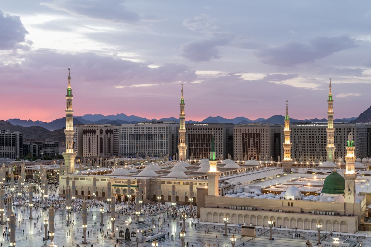 المسار النبوي الشريف في المدينة المنورة 