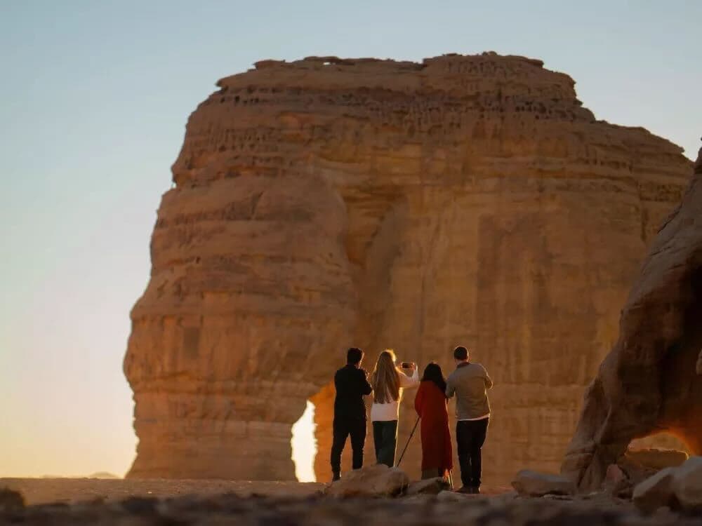 A tour of Al-Ula's wonders: Elephant Mountain and the Old Town