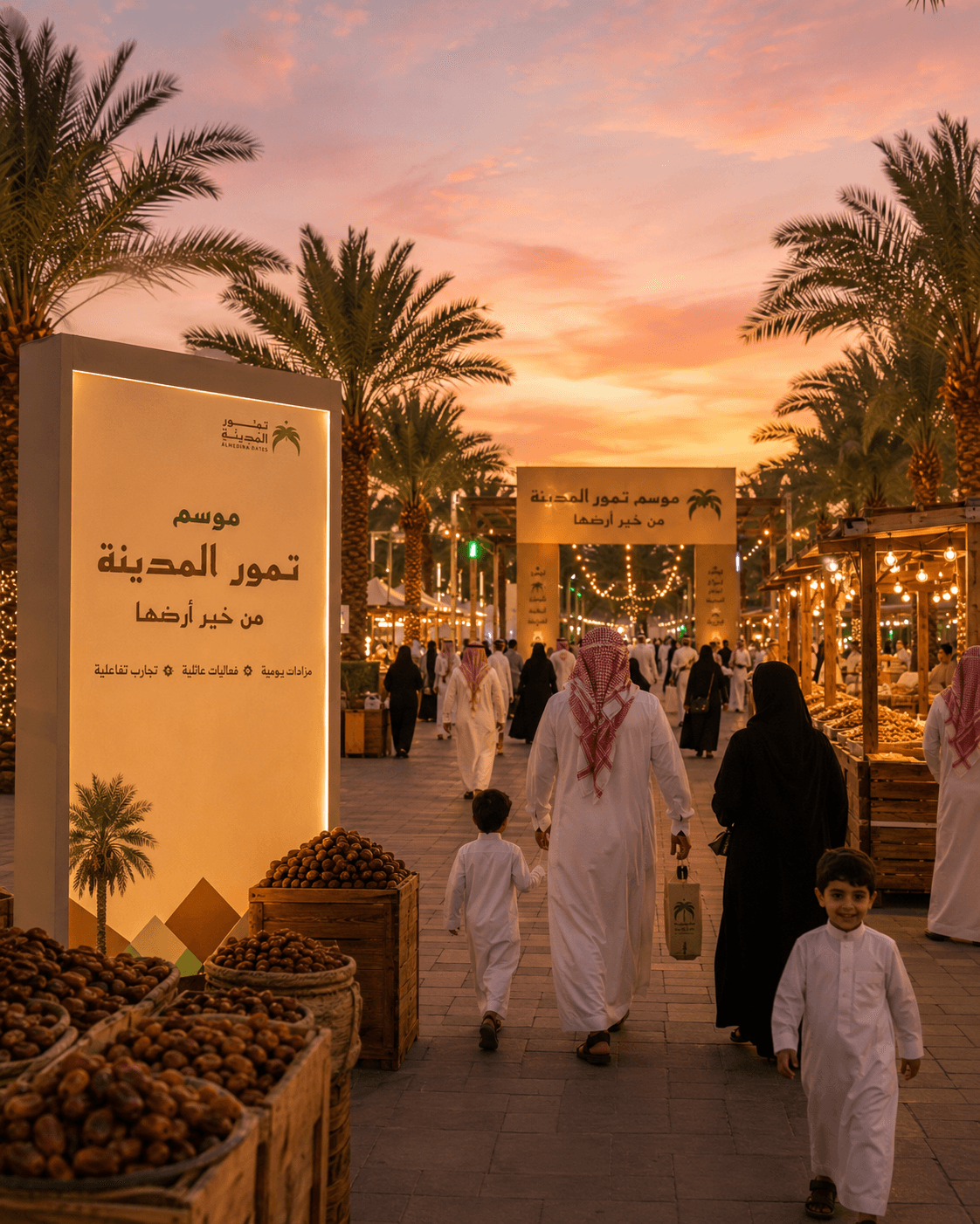 Transportation to the Madinah Dates Festival with a complimentary ticket to the Palm Museum