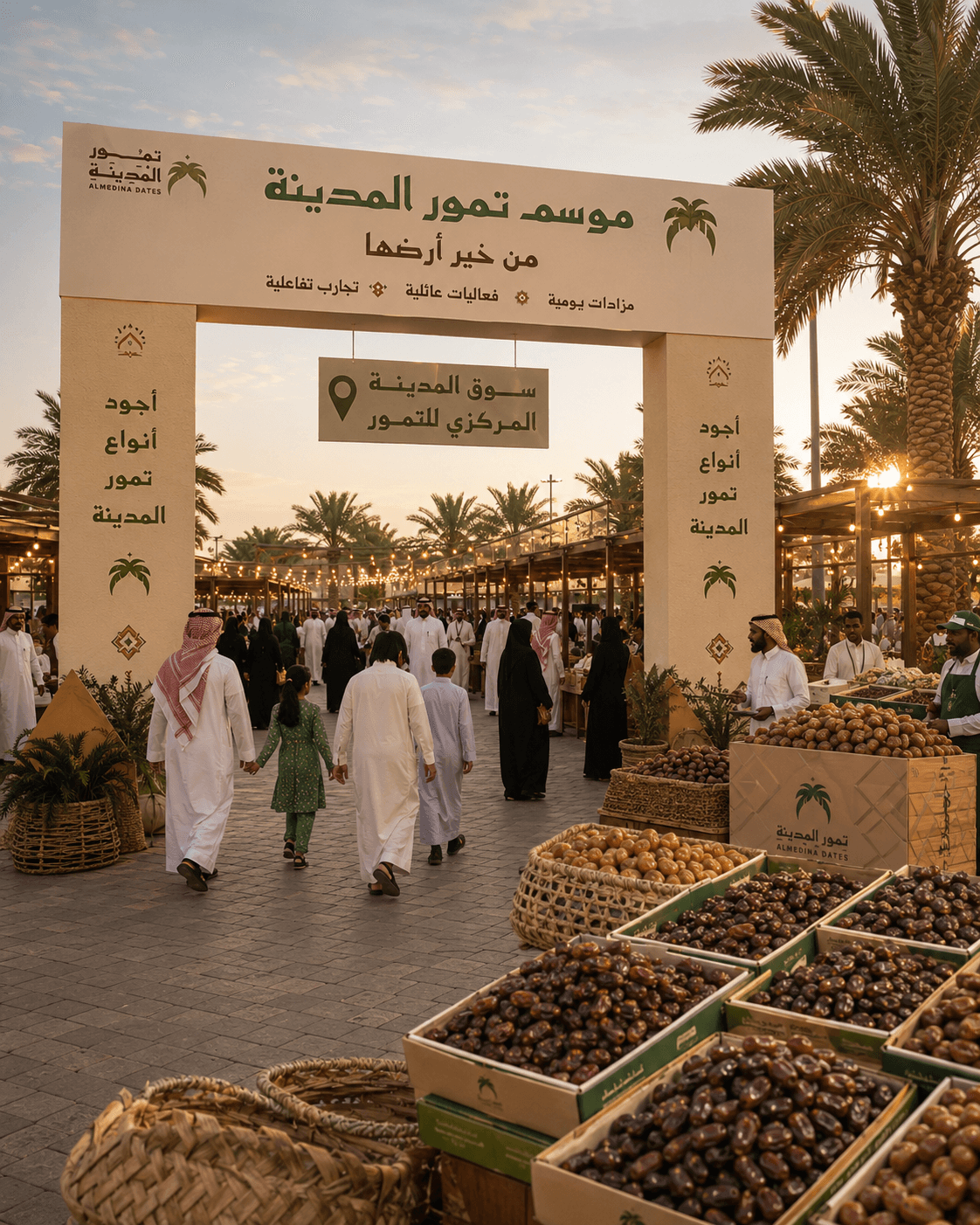 Transportation to the Madinah Dates Festival with a complimentary ticket to the Palm Museum
